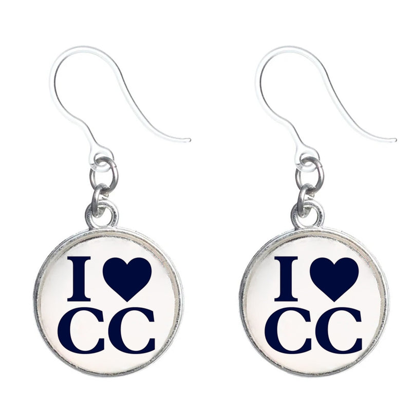 I Love CC Earrings